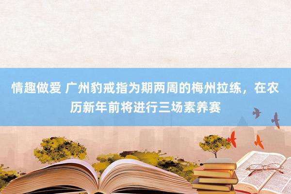 情趣做爱 广州豹戒指为期两周的梅州拉练，在农历新年前将进行三场素养赛