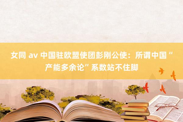 女同 av 中国驻欧盟使团彭刚公使：所谓中国“产能多余论”系数站不住脚
