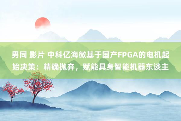 男同 影片 中科亿海微基于国产FPGA的电机起始决策：精确抛弃，赋能具身智能机器东谈主