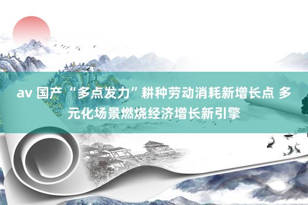 av 国产 “多点发力”耕种劳动消耗新增长点 多元化场景燃烧经济增长新引擎