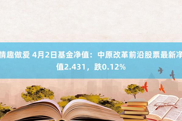 情趣做爱 4月2日基金净值：中原改革前沿股票最新净值2.431，跌0.12%