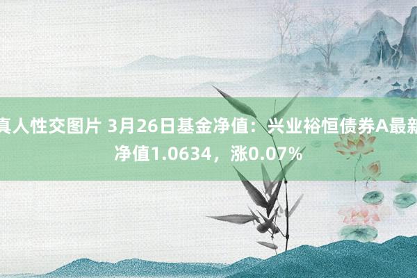 真人性交图片 3月26日基金净值：兴业裕恒债券A最新净值1.0634，涨0.07%