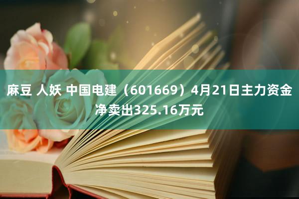 麻豆 人妖 中国电建（601669）4月21日主力资金净卖出325.16万元